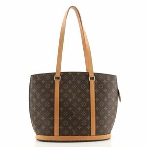 Auth Louis Vuitton Vintage Babylone Zip Tote Brown Canvas